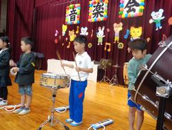 1年生音楽会の練習