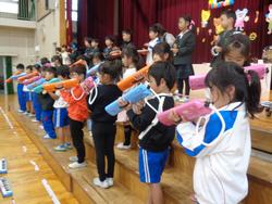 1年生音楽会の練習
