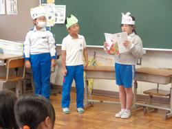 2年生音読発表会