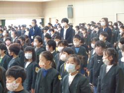 音楽会 全校生のうた