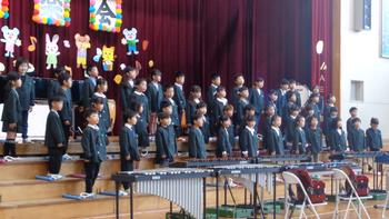 音楽会 1年生