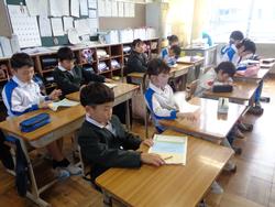 3年生国語の授業