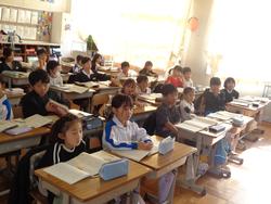 2年生国語の授業