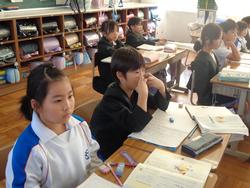 2年生国語の授業