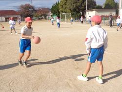 4年生体育の授業