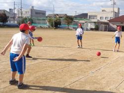 4年生体育の授業