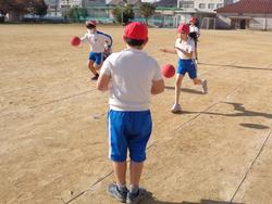 4年生体育の授業