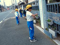 3年生花いっぱい運動の様子
