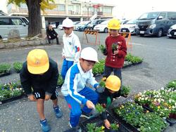 3年生花いっぱい運動の様子
