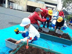 3年生花いっぱい運動