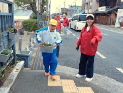 3年生花いっぱい運動