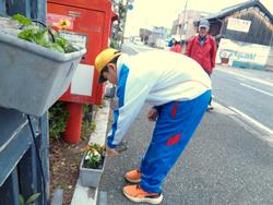 3年生花いっぱい運動