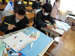 1年生図工の授業