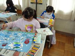 1年生図工の授業