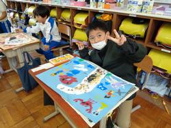 1年生図工の授業