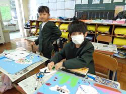 1年生図工の授業