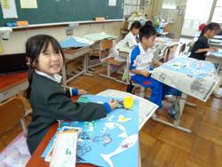 1年生図工の授業