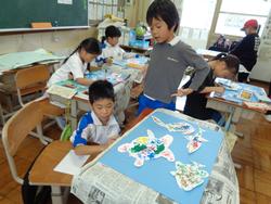 1年生図工の授業