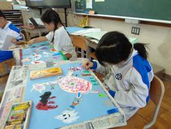 1年生図工の授業