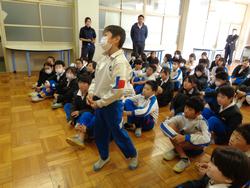 6年生トライやる・ウィークの中学生の話