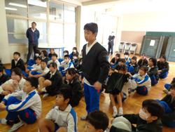 6年生トライやる・ウィークの中学生の話