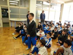 6年生トライやる・ウィークの中学生の話