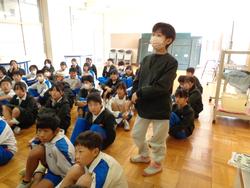 6年生トライやる・ウィークの中学生の話