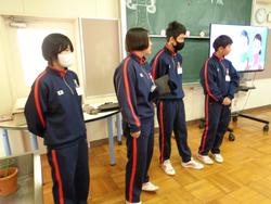 6年生トライやる・ウィークの中学生の話