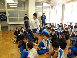 6年生トライやる・ウィークの中学生の話