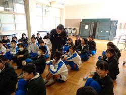 6年生トライやる・ウィークの中学生の話