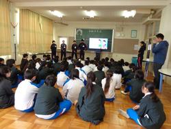 6年生トライやる・ウィークの中学生の話