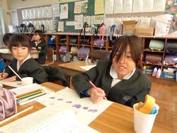 2年生国語の授業