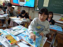 1年生図工の授業