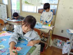 1年生図工の授業