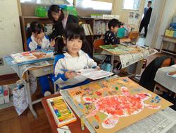 1年生図工の授業