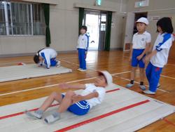 2年生体育の授業