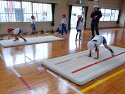 2年生体育の授業