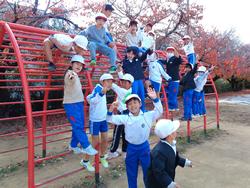 業間休みの外遊び