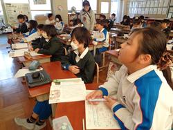 5年生道徳の授業