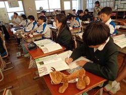 5年生道徳の授業