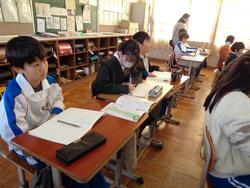 5年生道徳の授業