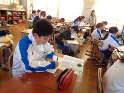 5年生道徳の授業