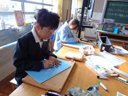 4年生図工の授業