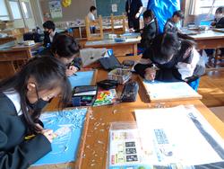 4年生図工の授業