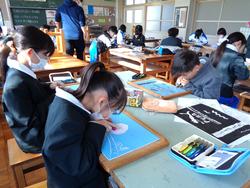 4年生図工の授業