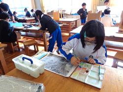 4年生図工の授業