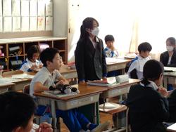 4年生社会の授業