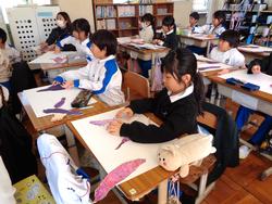 2年生図工の授業