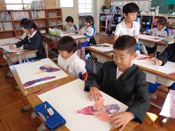 2年生図工の授業