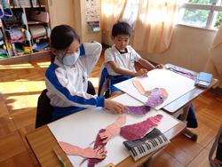 2年生図工の授業